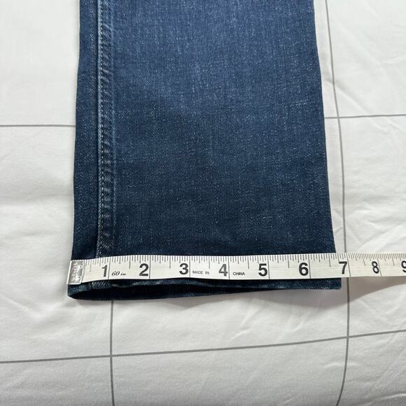 All Saints Jeans Mens 34 Blue Cigarette Skinny Button Fly Fade Distressed Denim - Picture 16 of 16